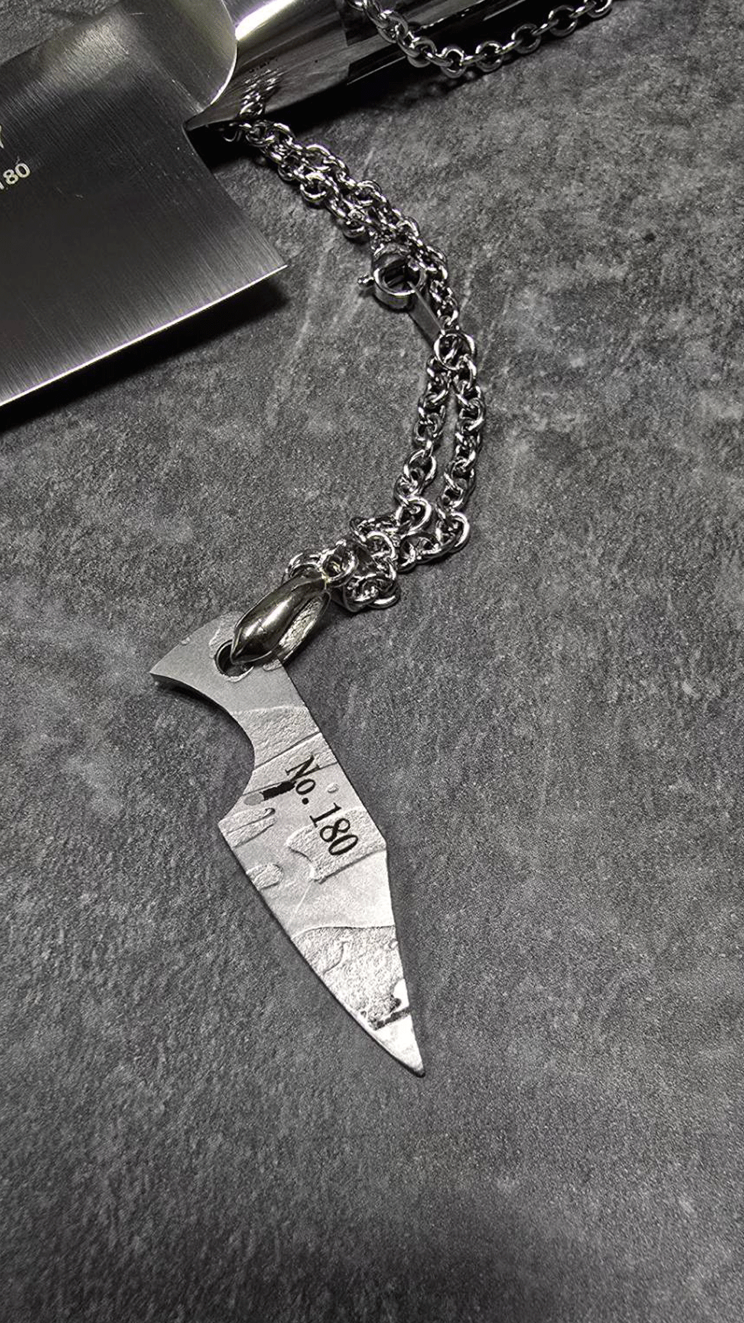 Damascus VG10 ペンダント Tsumoto-Shiki No.180