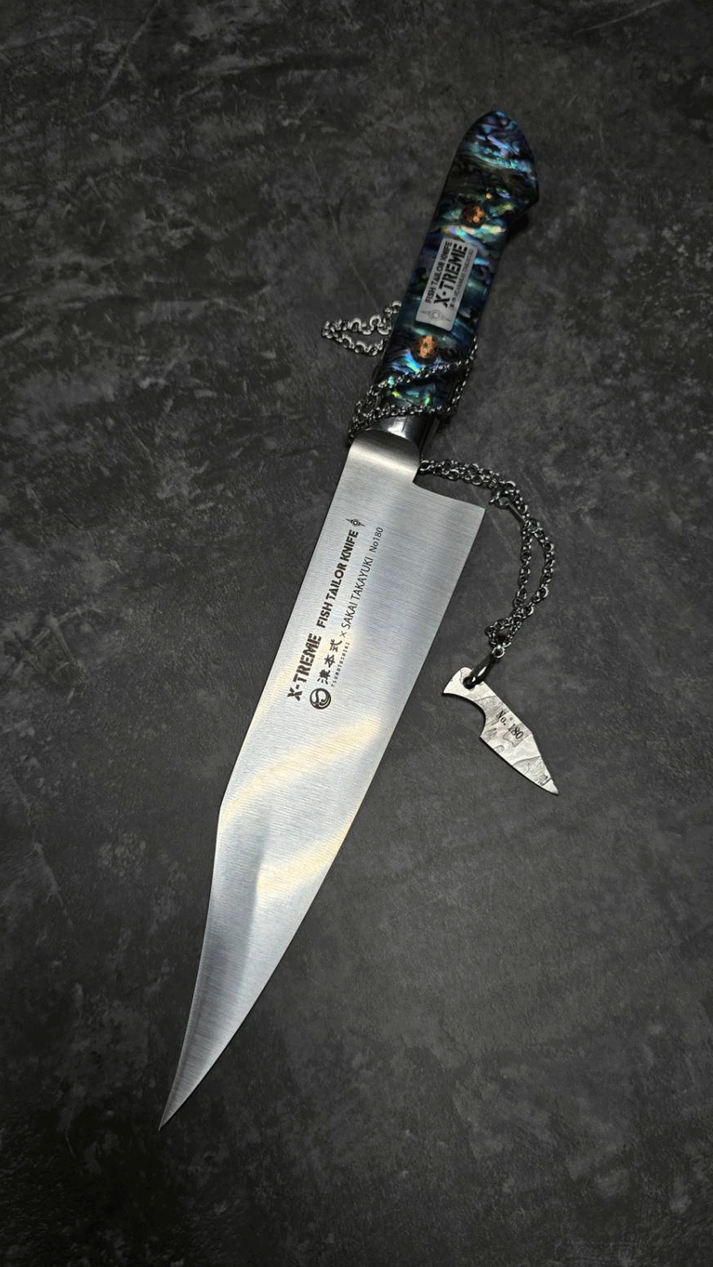 Damascus VG10 ペンダント Tsumoto-Shiki No.180