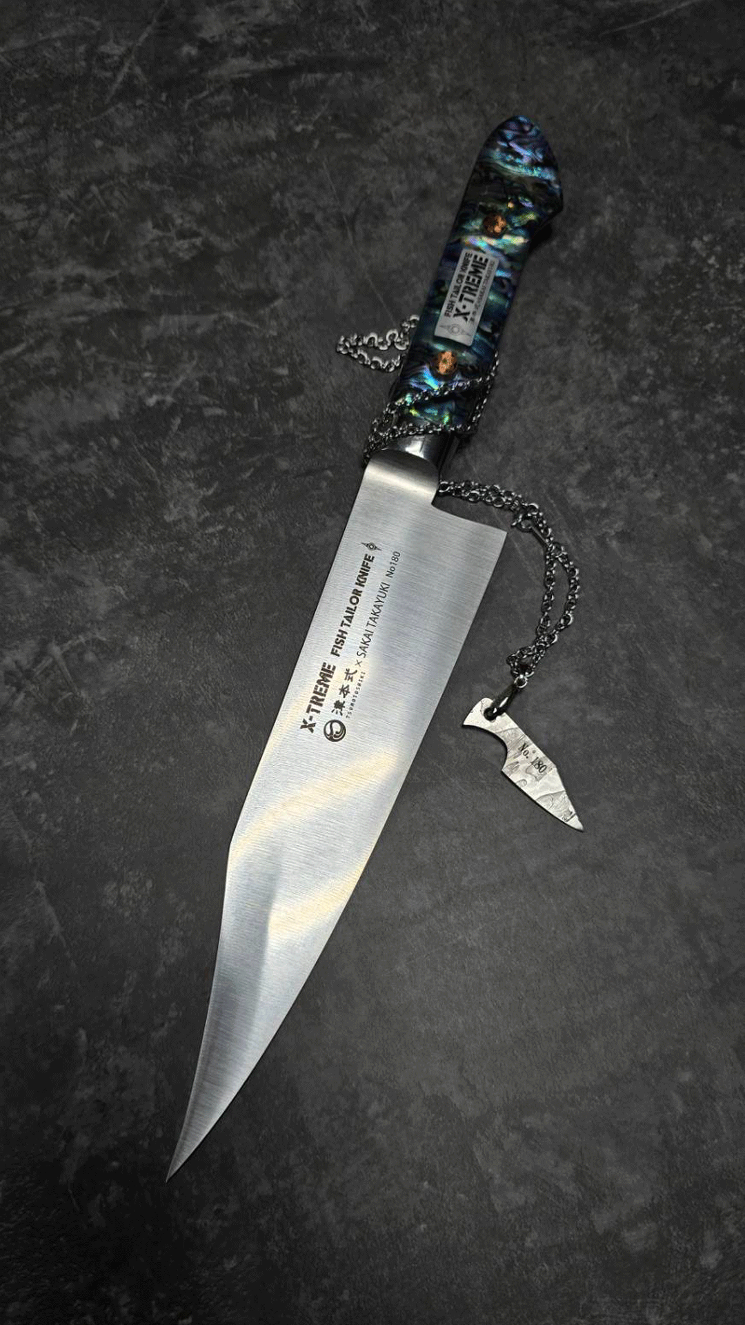 Damascus VG10 ペンダント Tsumoto-Shiki No.180