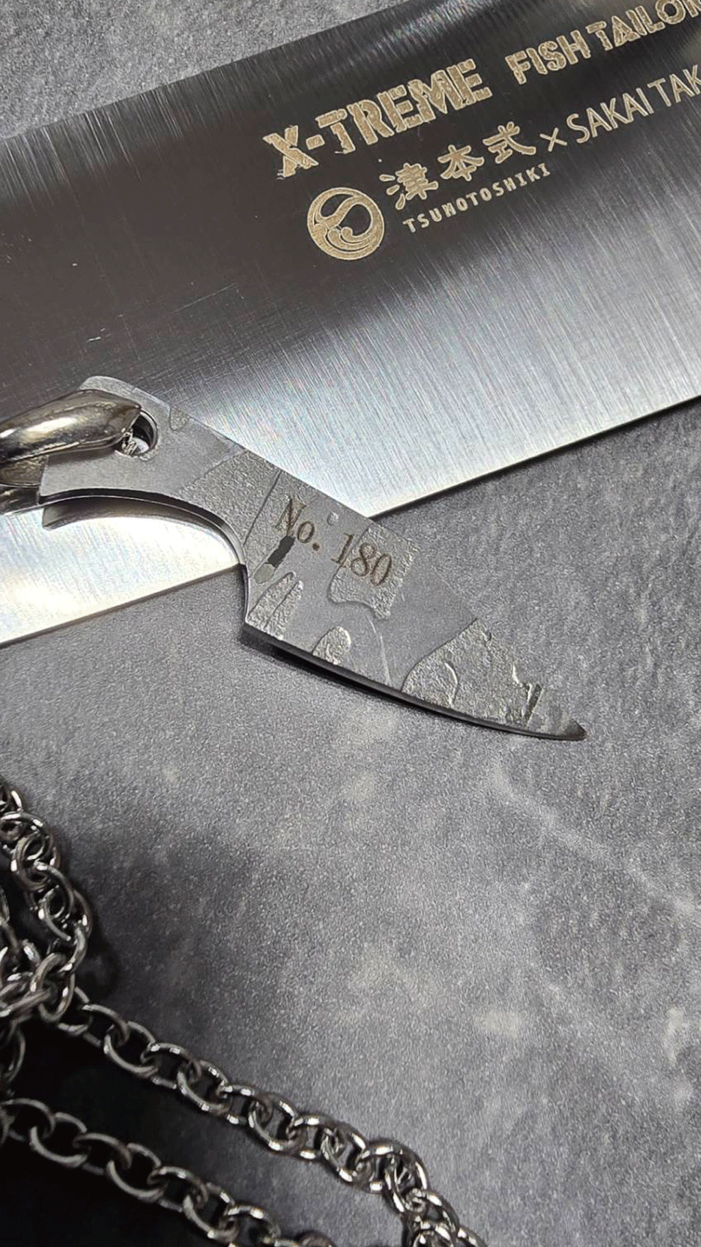 Damascus VG10 ペンダント Tsumoto-Shiki No.180