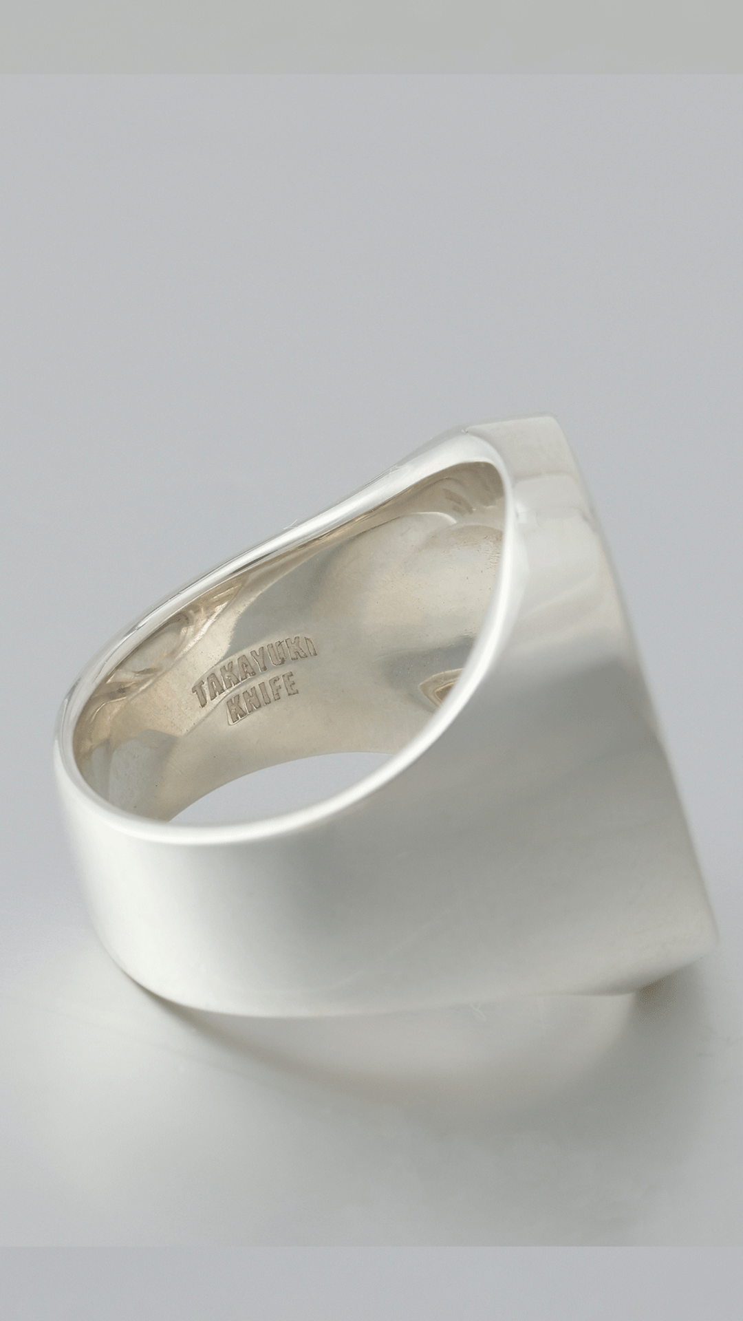 TAKAYUKI Damascus 印台リング