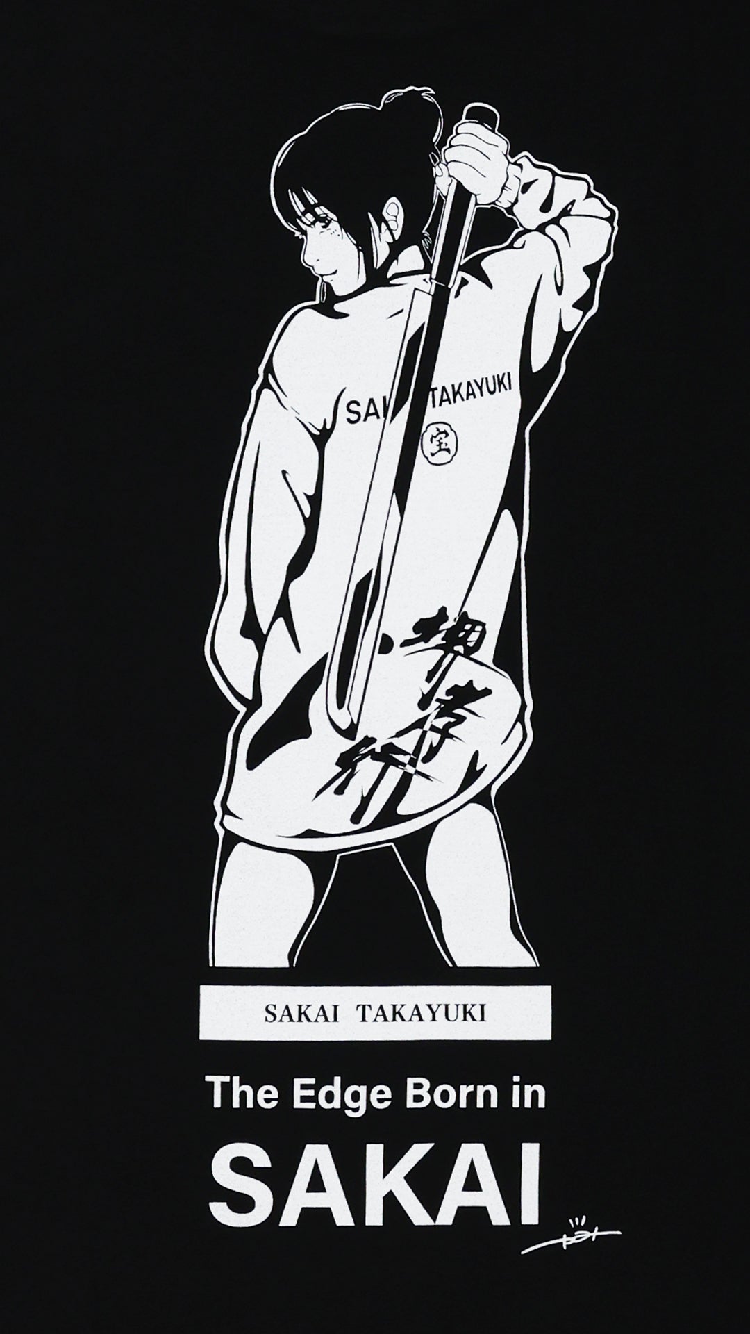 堺孝行 girl T-SH BLACK – TAKAYUKI STYLE LAB