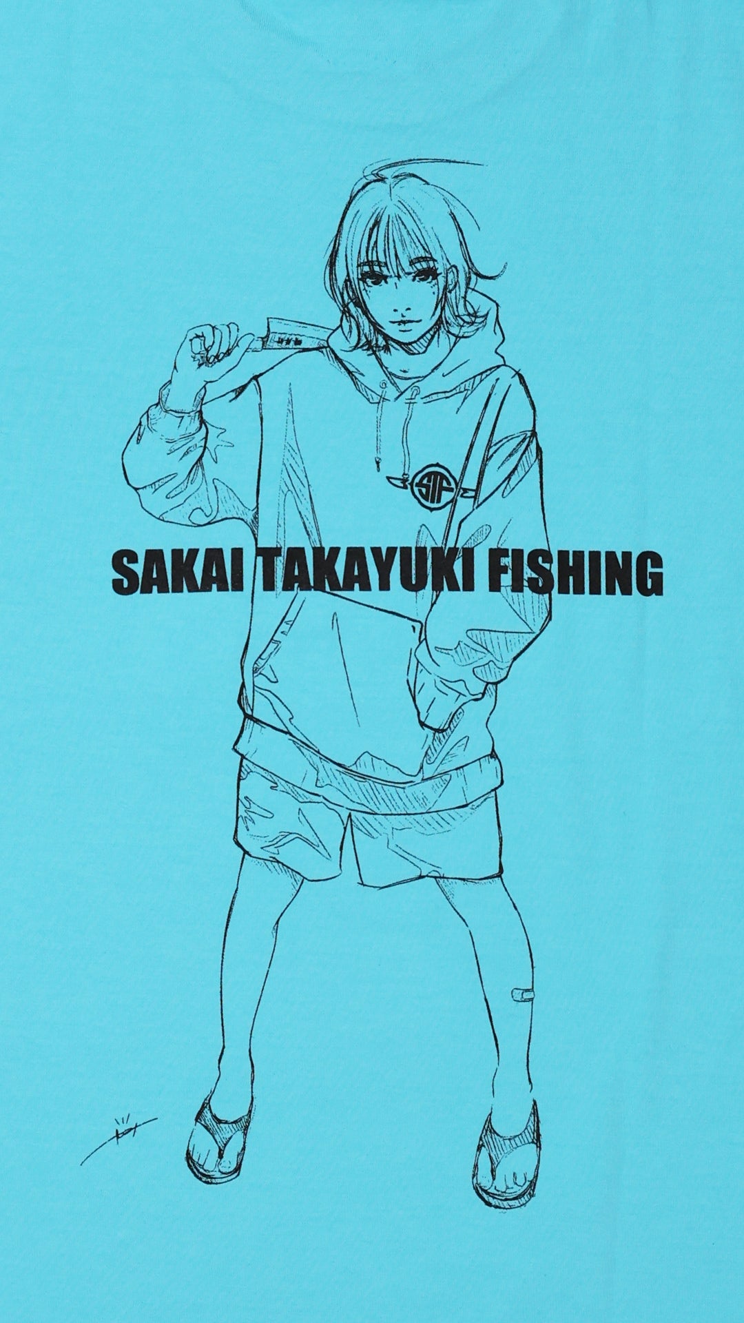 SAKAI TAKAYUKI FISHING T-SH SKYBLUE