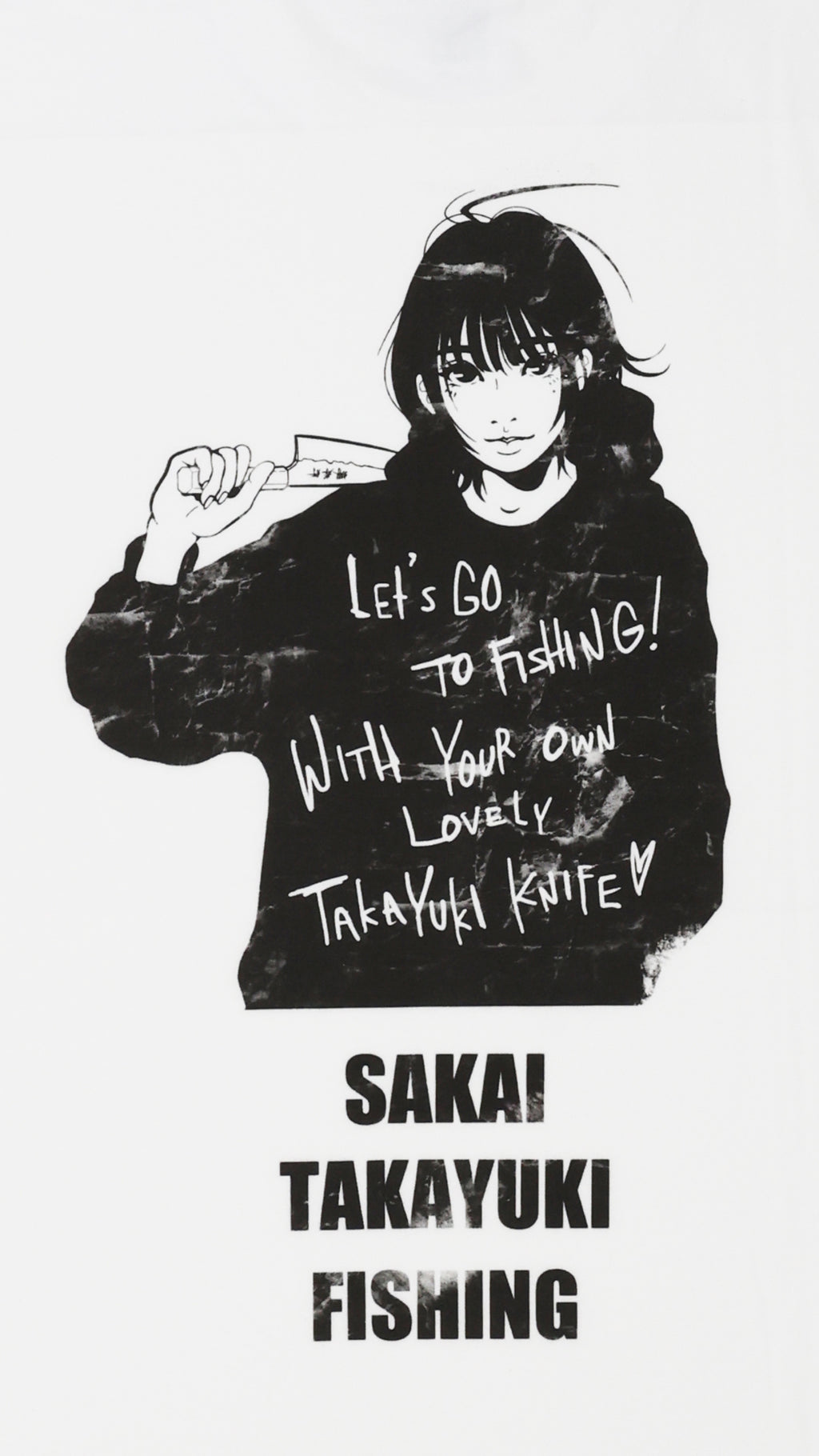 SAKAI TAKAYUKI FISHING T-SH WHITE