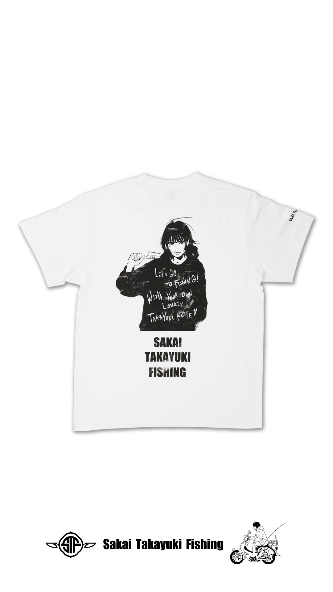 SAKAI TAKAYUKI FISHING T-SH WHITE