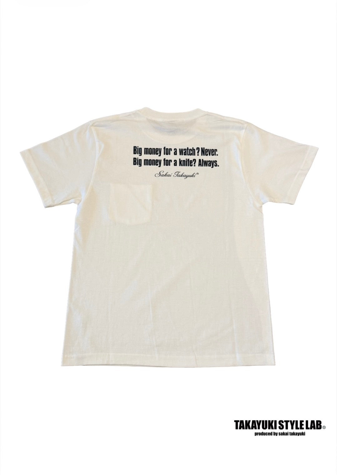 Message ポケットTシャツ WHITE