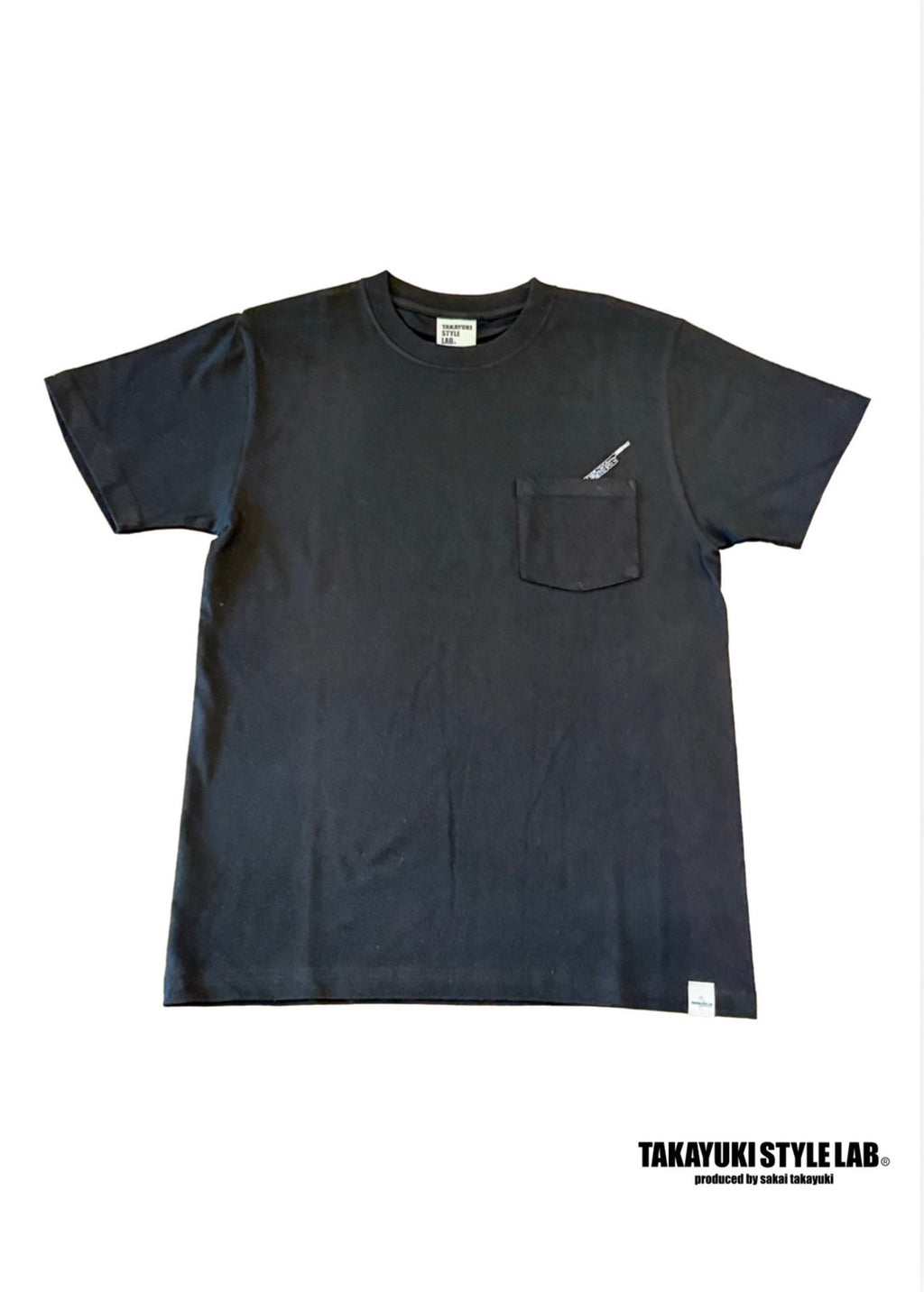 Message ポケットTシャツ　BLACK