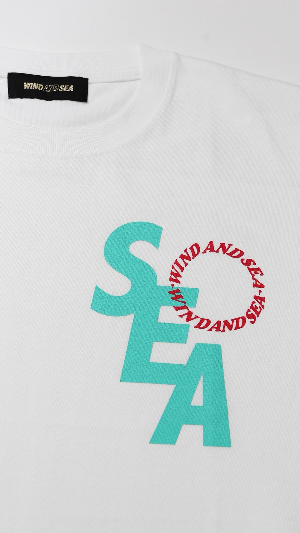 堺孝行 × WIND AND SEA　 collaboration Tシャツ　WHITE _ BLUE