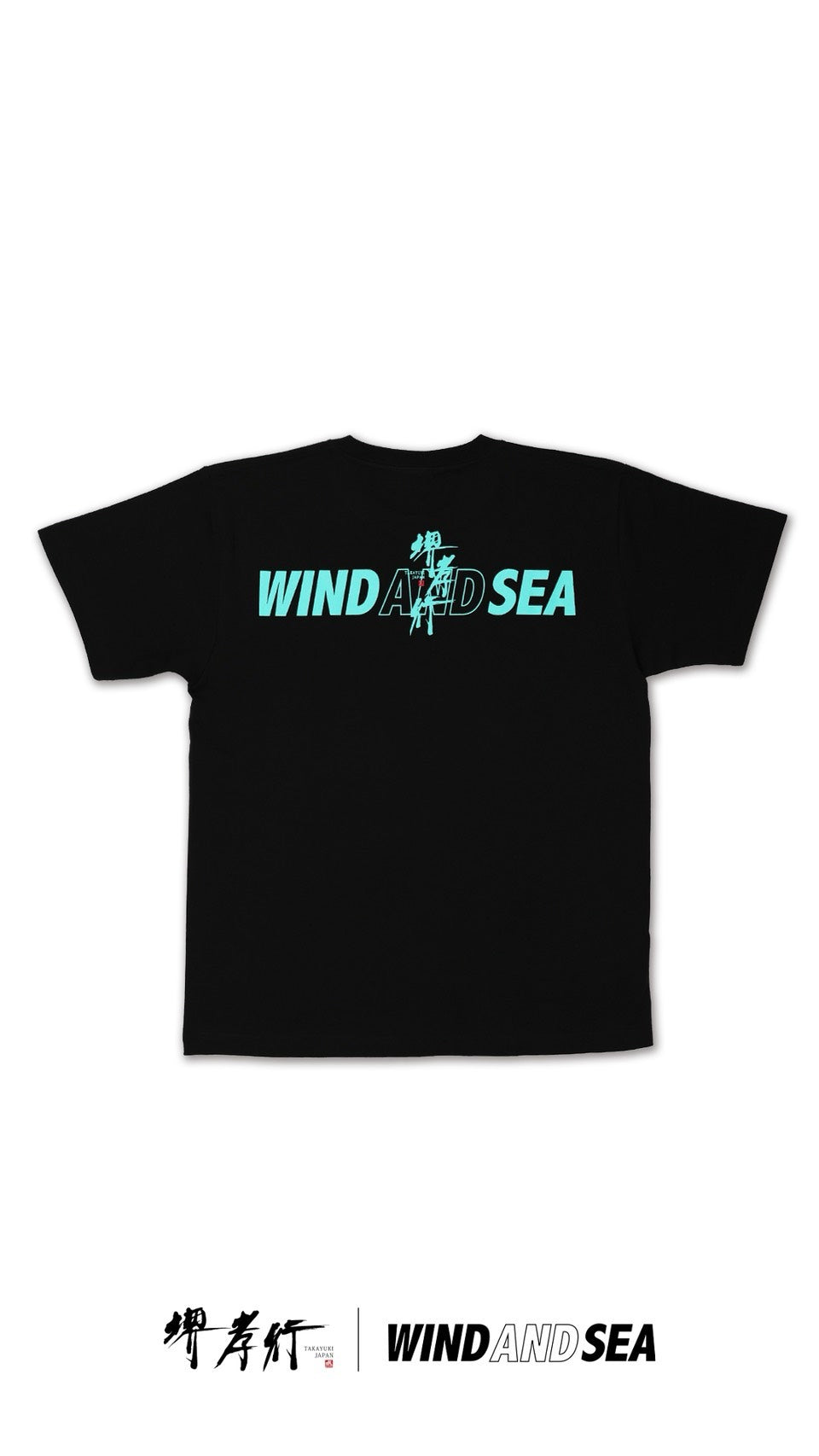 堺孝行 × WIND AND SEA　 collaboration Tシャツ BLACK _ BLUE