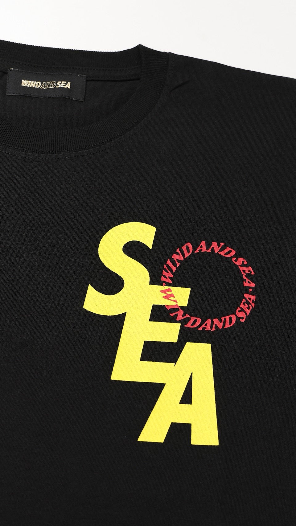 堺孝行 × WIND AND SEA　 collaboration Tシャツ BLACK _ YELLOW