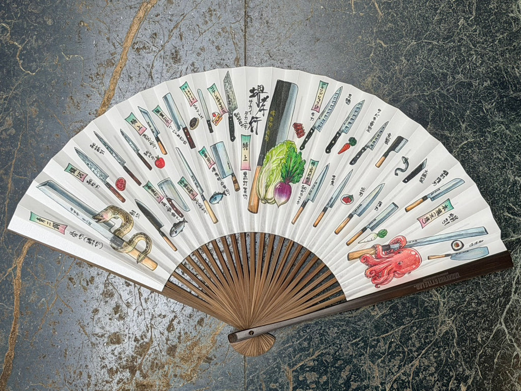 堺たかゆき包丁絵巻　京扇子