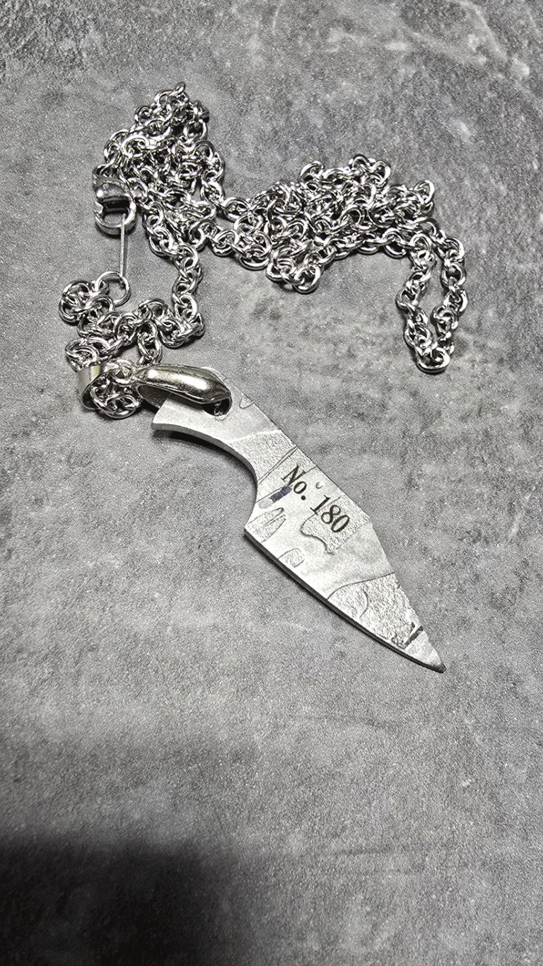 Damascus VG10 ペンダント Tsumoto-Shiki No.180