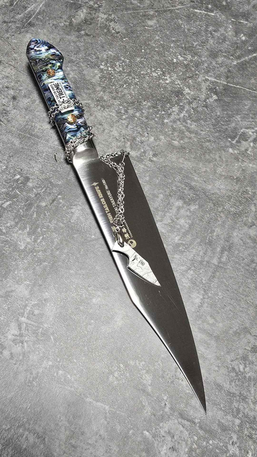 Damascus VG10 ペンダント Tsumoto-Shiki No.180