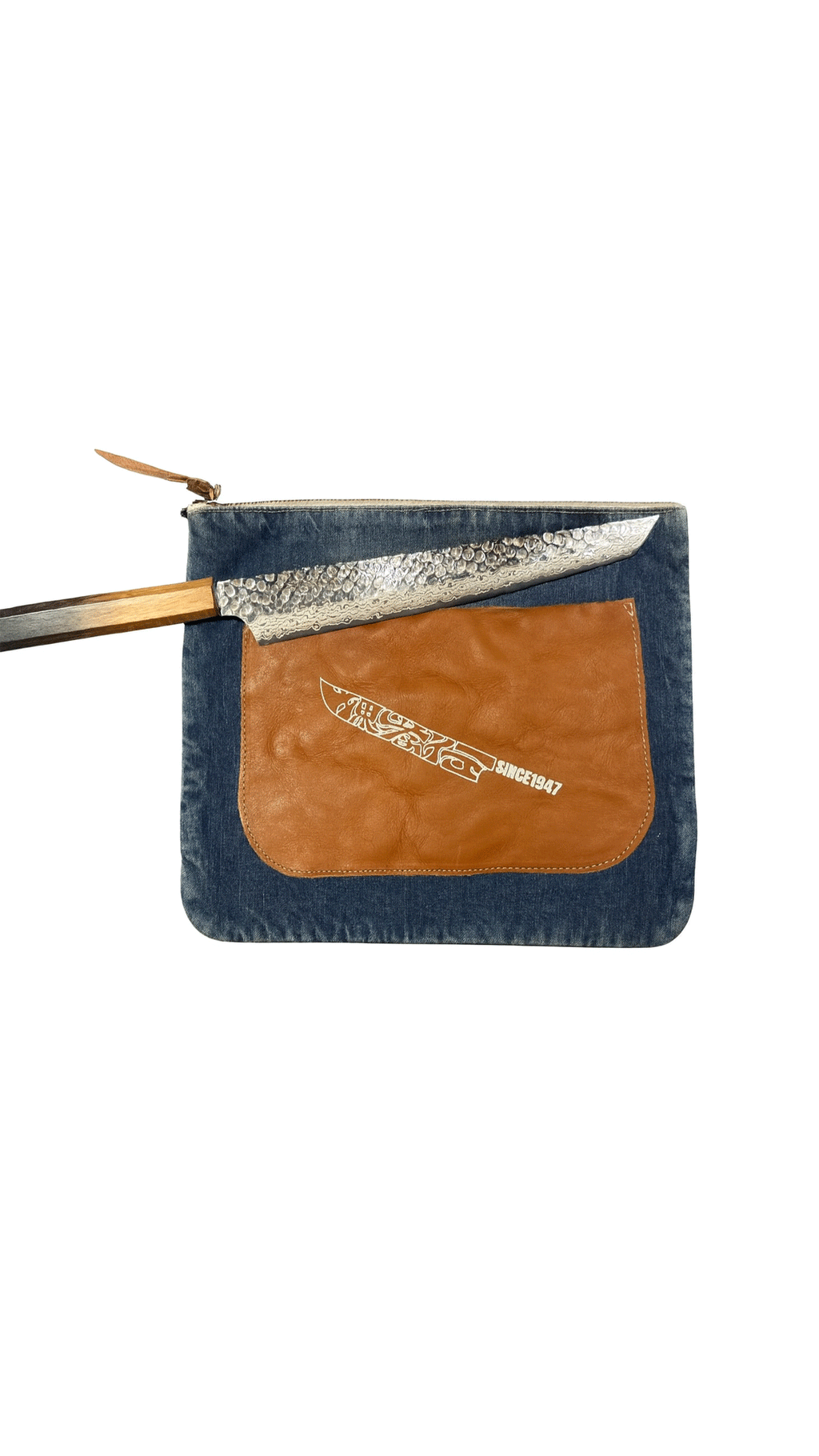 堺孝行　デニムクラッチバッグ