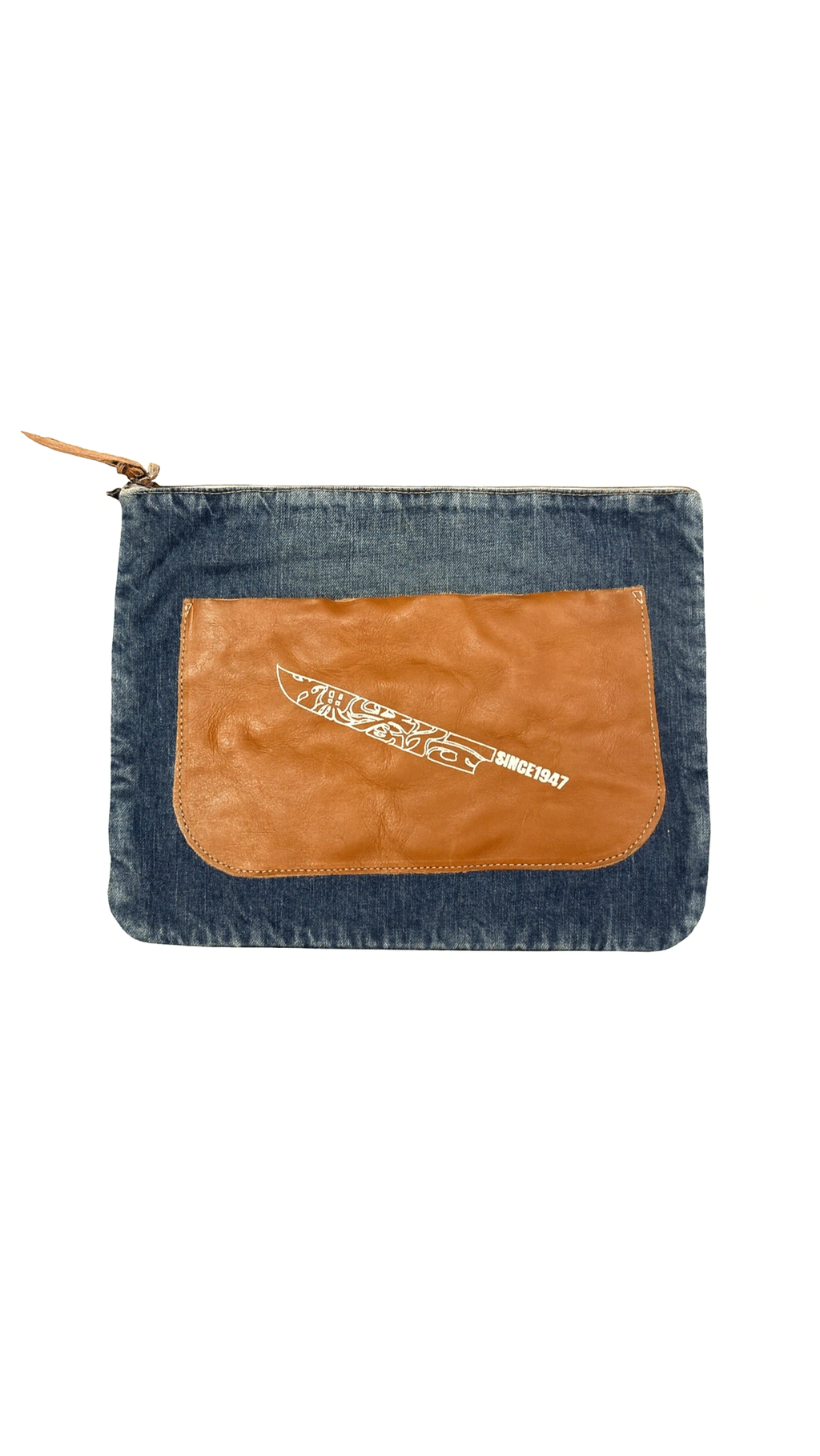 堺孝行　デニムクラッチバッグ